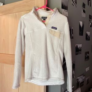 Patagonia white fleece